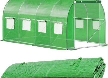 Kweekkas - Tuinkas - Broeikas - Plantenkas -Folie - 450x200x200 CM