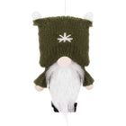 Kerstkabouter - Kersthanger - Kerstdwerg - Kerstversiering - Groen - 8 cm