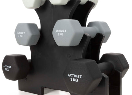 Halterstandaard Met Dumbbell set | Halterset | Dumbbell Set | 1/2/3 KG | 12 KG