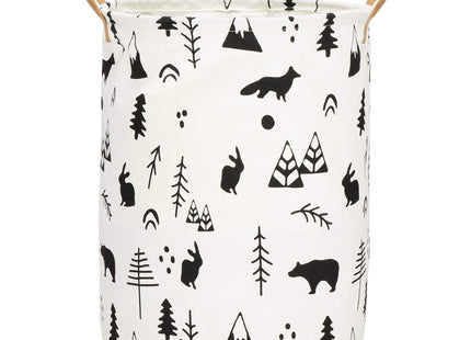 Opbergmand - Speelgoedmand - Kledingmand - Organizer - Handvatten - Bos - 43 L