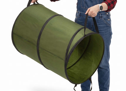 Tuinafvalzak - 120 liter - Duurzaam - Herbruikbaar - Scheurvast - Kunststof -  70 x 47Ø Cm - Groen