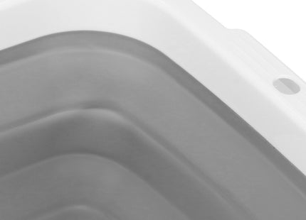 Wasmand | Opvouwbare Wasmand | 8.5L | Grijs/Wit