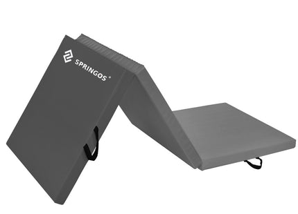 Fitnessmat | 3 Delig | 180 x 60 x 5.5 cm | Grijs Tinten