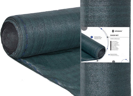 Zichtbreeknet | Rol 1,3 x 25 m | 90 % Schaduw | 140g/m2 | Groen