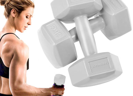 Dumbbell Set - 3 KG - Grijs - Oefengewichten