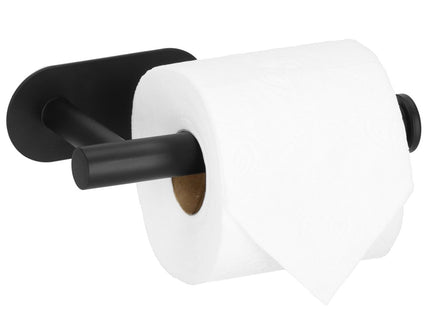 WC Rolhouder | Toiletrolhouder | Staal | Zwart