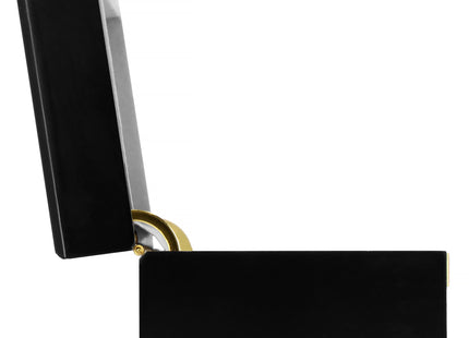 Horlogedoos - Horlogebox - Horlogeopberger - Suède - Zwart - Grijs - Goud  - 6 Horloges
