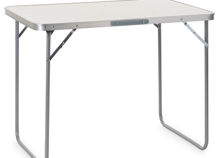 Campingtafel - Vouwtafel - Inklapbaar - Opvouwbaar - 90x60x70 cm - Wit