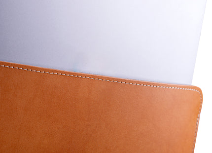 Leren Laptop Sleeve - Voor MacBook Pro 15.6 Inch - Laptophoes - Bruin