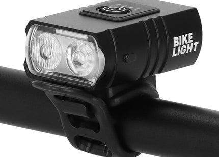 Fietslamp | Fietslicht | Fietsverlichting | Achterlicht fiets | LED | USB | 1000 lumen | Zwart