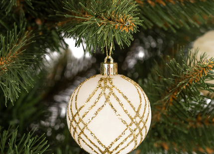 Kerstballen | 9 Stuks | 7 cm | Goud | Velours