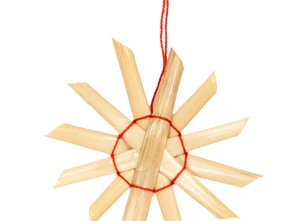 Kerstboomversiering | 27 Stuks | Stro | Bruin