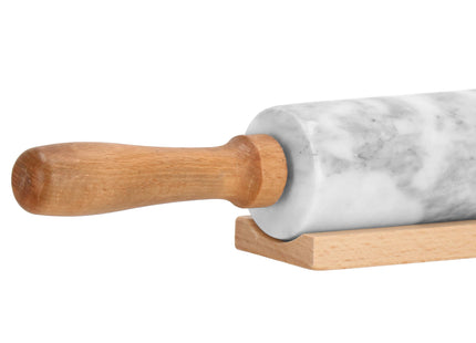 Deegroller - Steen - Hout -  46CM x 5CM