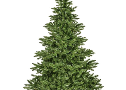 Kunstkerstboom | Premium Royal | Natuurlijk Sparrenhout | 220 cm | Zonder Verlichting | Houten Standaard