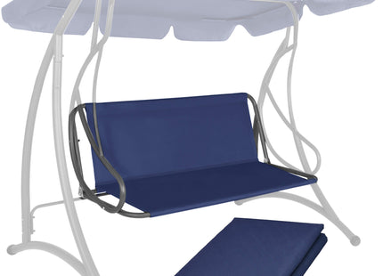 Kussen -Schommelbank - Waterdicht - Tuinschommel - Marineblauw - 110 x 90 cm