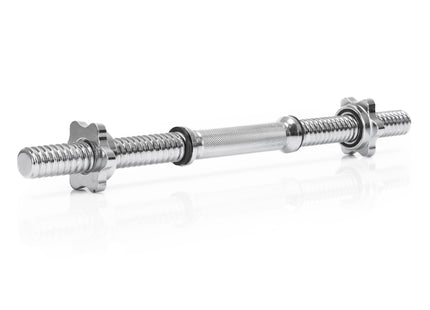 Korte Halterstang | Barbell | Chroomstaal | 48 cm | 2.4 KG | 28 MM