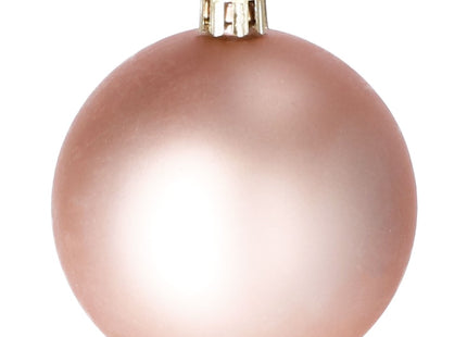 Kerstballen | 101 Stuks | Rosé/Roze/Goud/Bruin Tinten