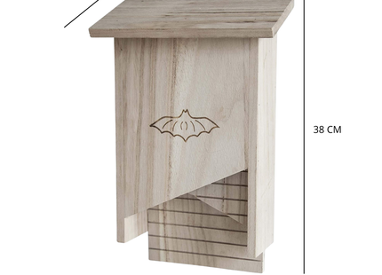 Vleermuizenhuis - Vleermuizenkast - Hout - 25 x 38 x 11,5 cm