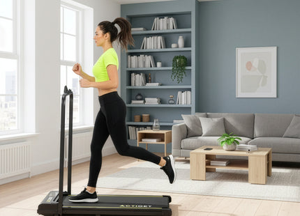 Loopband - 1-6 KM/U - Inklapbaar - Wandelband - Afstandsbediening  - Telefoonhouder - Smeerolie - 102 x 48 x 98 CM - 0,75 PK Motor