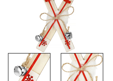 Kerstboomhanger | Ski's |  2 Stuks | 12.5 cm