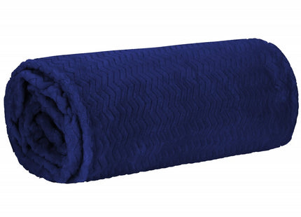 Plaid | Sprei | 200 x 220 cm | Marineblauw