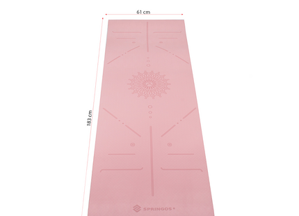 Yoga Mat | Extra Dik (6 mm) | Roze