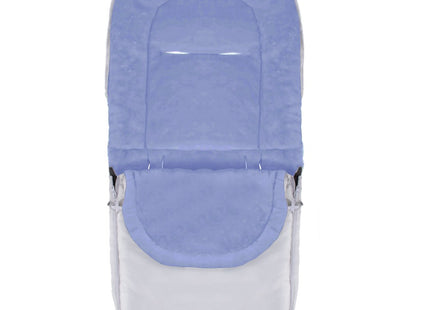Voetenzak | Voetenzak Buggy | Voetenzak Autostoel | Universeel | 90 cm | Grijs/Blauw