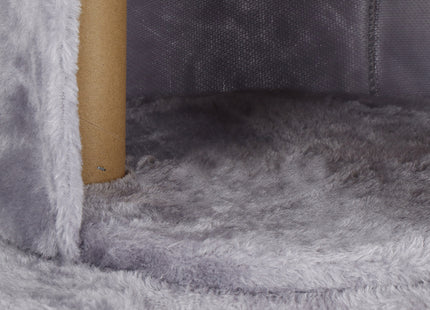 Krabpaal - 5 Etages - Voor Katten - Toren - Meubelbescherming - 45 x 45 x 127 cm - Grijs