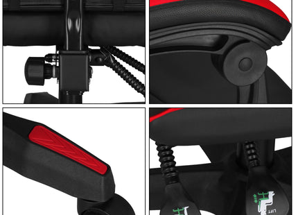 Gamestoel - Ergonomische Bureaustoel -  Verstelbaar - Rood/Zwart