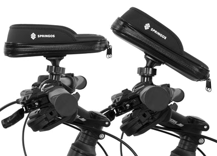 Fietstas - Inclusief Telefoonhouder - Waterdicht - Etui/Tas - Zwart