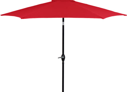 Parasol | Parasols | Kantelbaar | Met Ventilatie | Rood | 250 cm