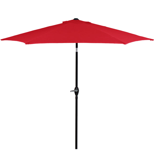 Parasol | Parasols | Kantelbaar | Met Ventilatie | Rood | 250 cm