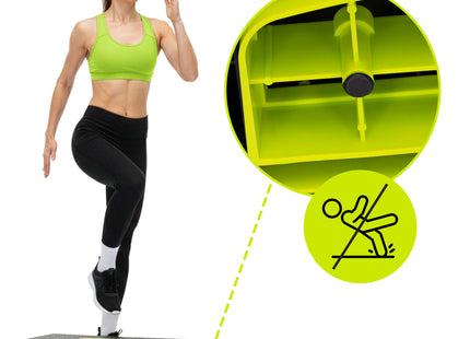 Aerobic Stepper | Verstelbaar | Zwart/Groen  | 350 KG