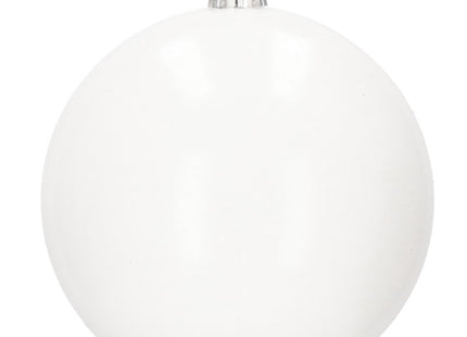 Kerstballen | 30 Stuks | 8 cm | Wit