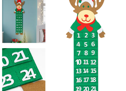 Adventskalender | 24 lades | Vilt | Rendier