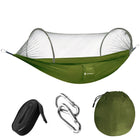 Hangmat - Klamboe - Camping - 200 KG -260 x 140 CM - Groen
