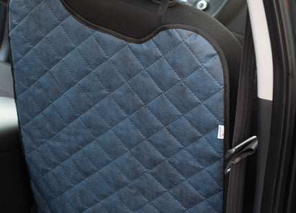 Carpassion Autostoel Beschermer Achterkant -  Rughoes  - Rugbeschermers - Autostoel - Autostoel Beschermer - Auto Accessoires -  Gewatteerd - Blauw