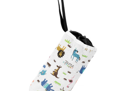 Opbergmand - Opberghoes - Opbergtas - Organizer - Mat - Animals - Handvat - Wit