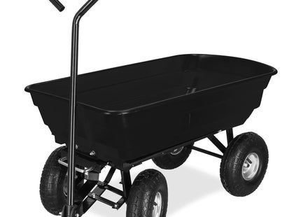 Tuinkar | 110x51x110 Cm | Kiepfunctie | Bolderkar | Kunststof | 250 Kg