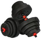 Dumbbell Set | 40 kg | Zwart/Rood