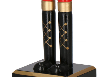 Notenkraker Kerst | 61 cm | Blauw/Rood/Goud/Zwart