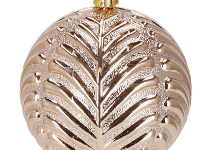 Kerstballen | 33 Stuks | 4/6/8 cm | Roze/ Rosé goud