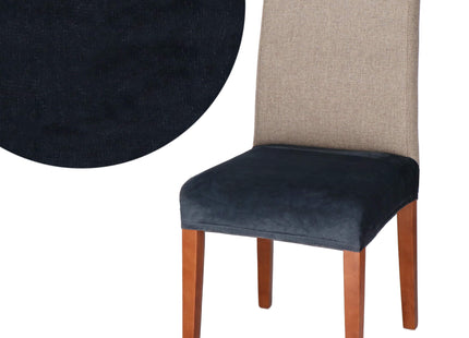 Stoelhoes - Voor Eetkamerstoelen - Met Stretch - Donkergrijs