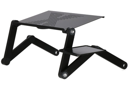 Laptop Standaard | Laptop tafel | Laptop Cooler | 48 x 26 cm | Zwart