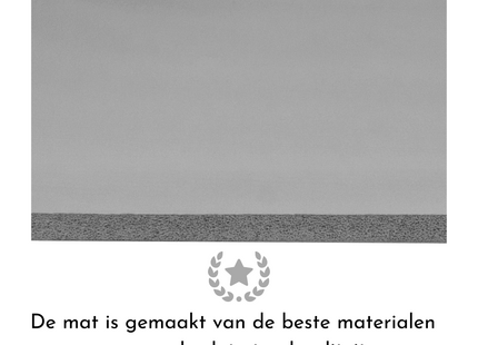 Yoga Mat | Extra Dik (15 mm) | Lichtgrijs