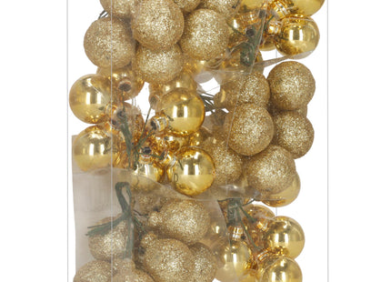 Kerstballen Set | 6 Stuks | Kralen | Goud