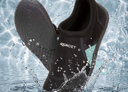Waterschoenen - AQUA Shoes - Sneldrogend - Rubber - Unisex - Zwart - Maat 39