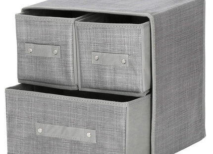 Kast Organizer | 3 Lades | Grijs