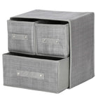 Kast Organizer | 3 Lades | Grijs