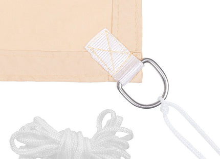 Schaduwdoek | Zonnezeil | Vierkant | 4 x 2 m | 90% Schaduw | Beige